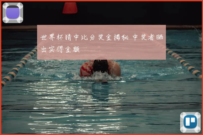 世界杯猜中比分奖金揭秘 中奖者晒出实得金额