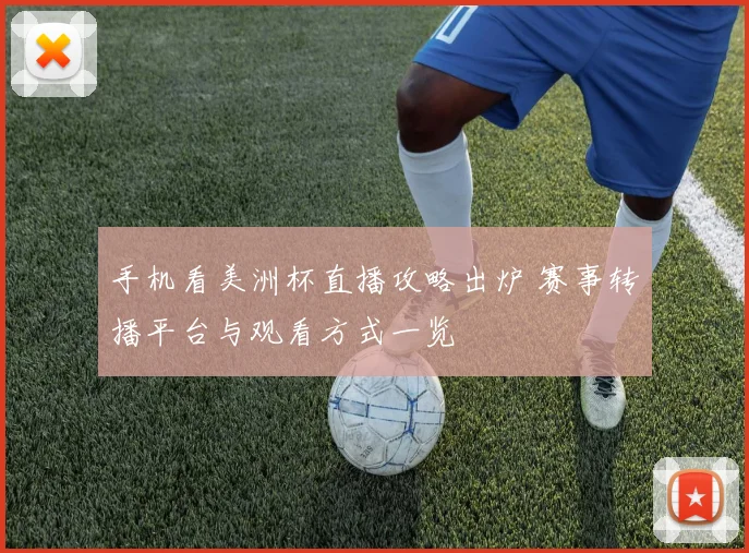 手机看美洲杯直播攻略出炉 赛事转播平台与观看方式一览